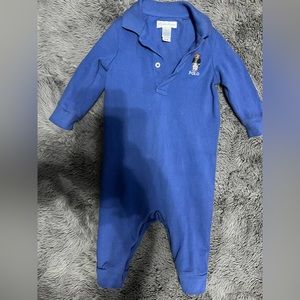 Blue 6 month Polo one piece